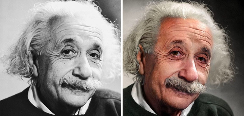He spends more than 3000 hours colorizing old celebrity photos
